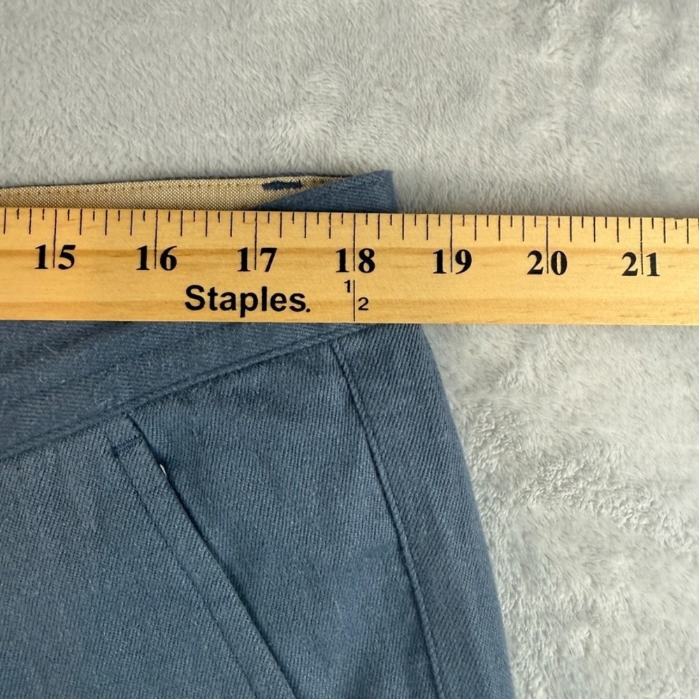 Betabrand Pants Mens 36x32 Blue Hemp Chino Khaki Twill Drawstring - Picture 9 of 13